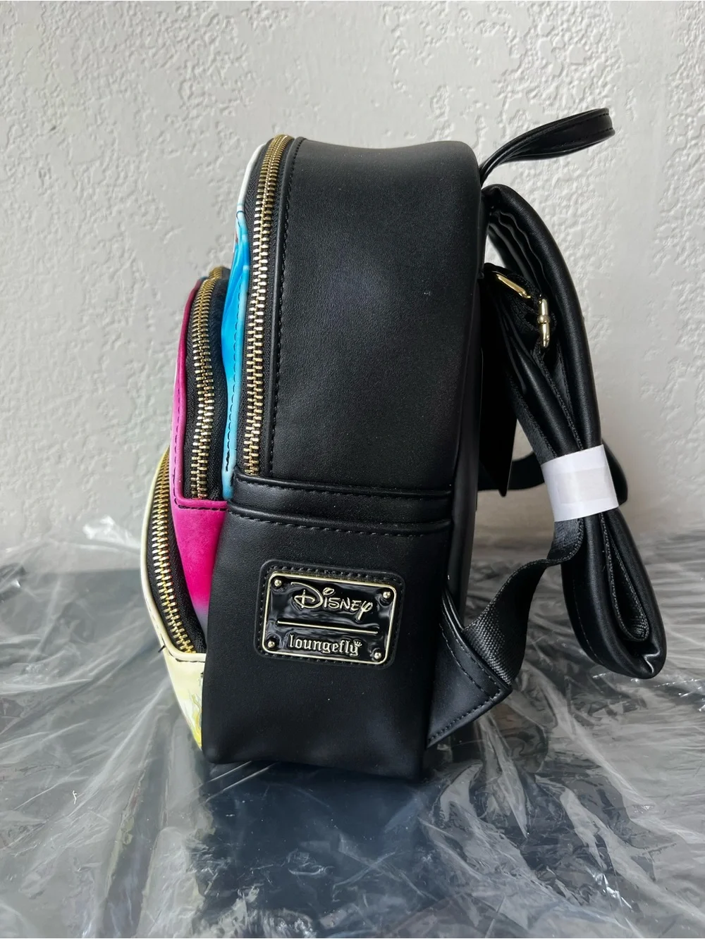 Loungefly Disney Princess & Villians Scene Three Zip Mini Backpack NWT Exclusive